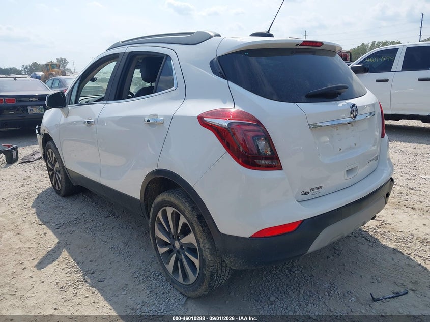 Vin: kl4cjgsm4kb899398, lot: 46509664, buick encore awd essence 20193