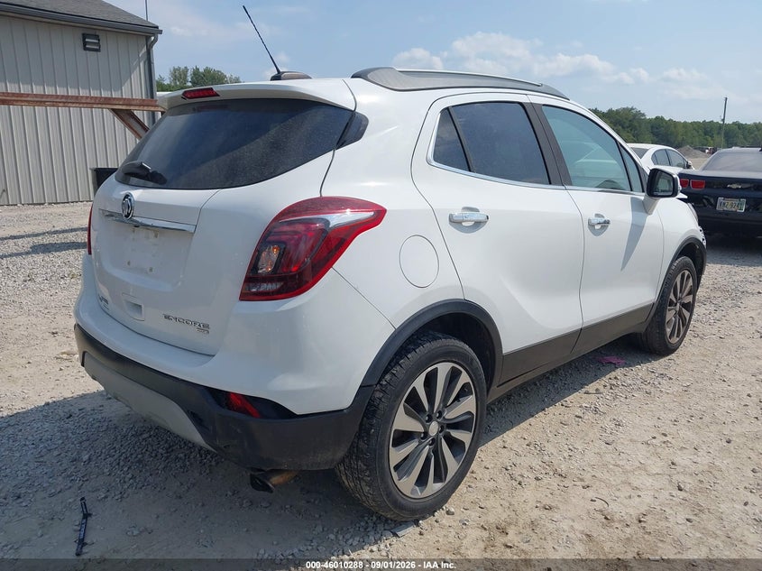 Vin: kl4cjgsm4kb899398, lot: 46509664, buick encore awd essence 20194