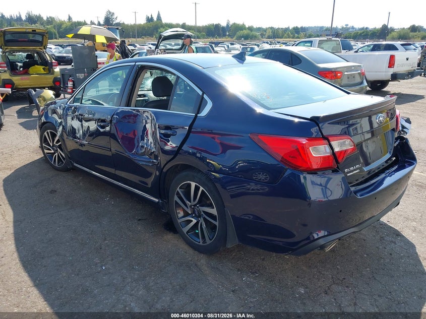 Vin: 4s3bnas61j3011557, lot: 46509680, subaru legacy 2.5i sport 20183