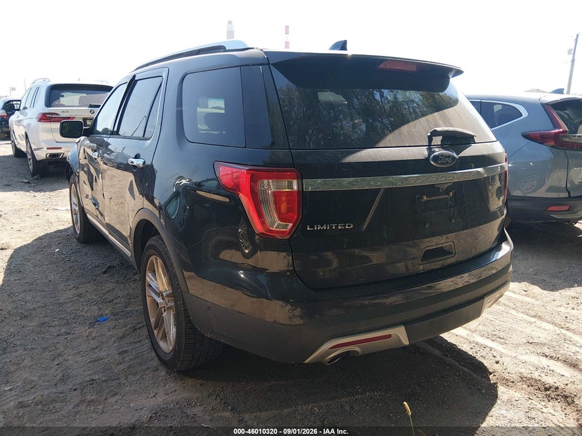 Vin: 1fm5k8f87ggb45979, lot: 46509696, ford explorer limited 20163