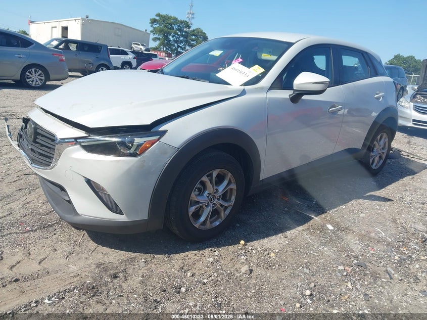 Vin: jm1dkdb76m1508891, lot: 46509709, mazda cx-3 sport 20212