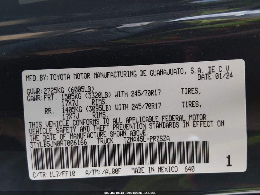 2024 TOYOTA TACOMA SR5 · Фото 9