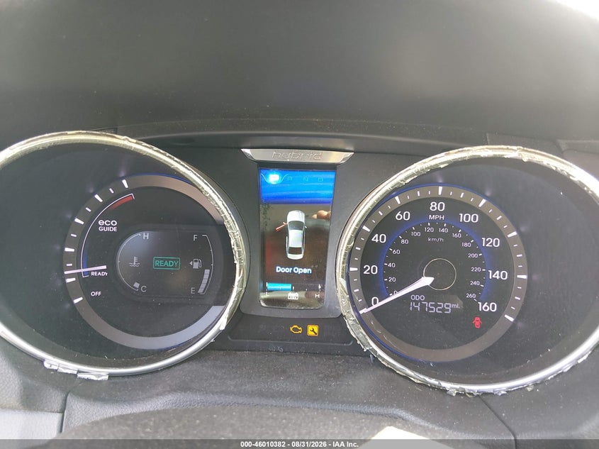 2012 HYUNDAI SONATA HYBRID auction photo 7