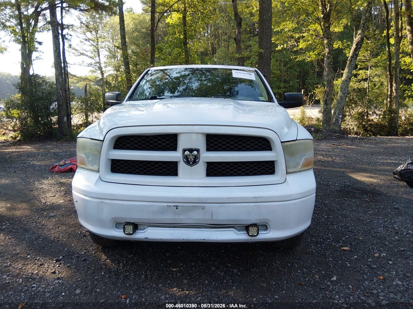 RAM 1500 2012 VIN 1C6RD7KP7CS289215