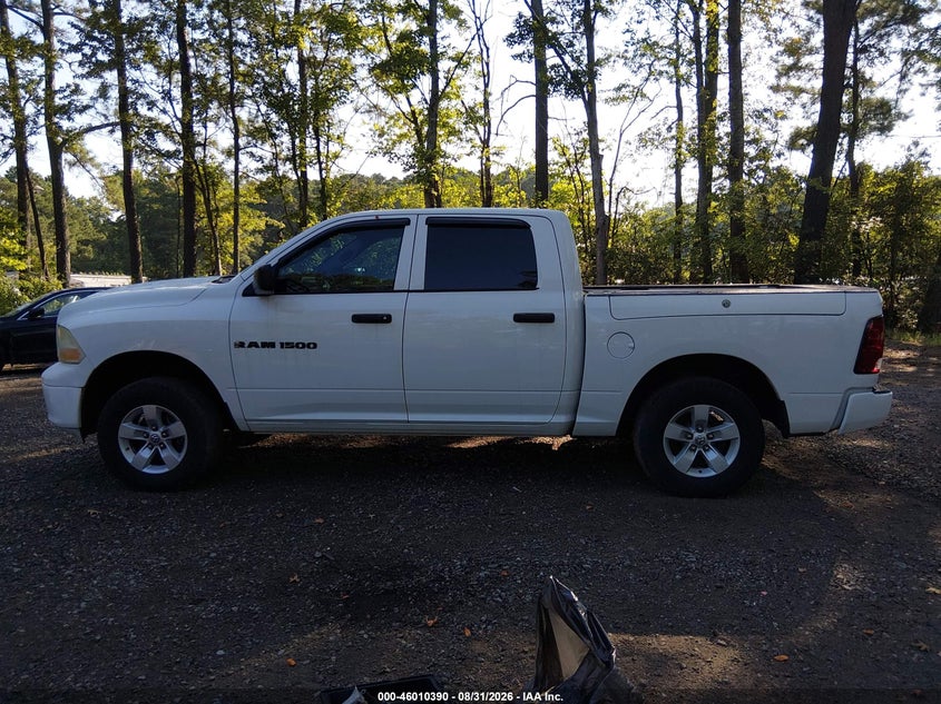 RAM 1500 2012 VIN 1C6RD7KP7CS289215