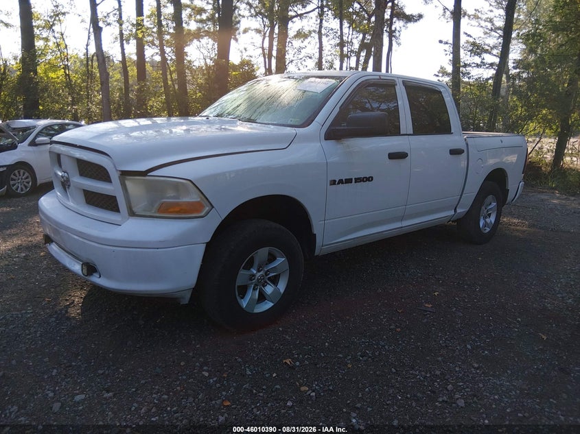 RAM 1500 2012 VIN 1C6RD7KP7CS289215