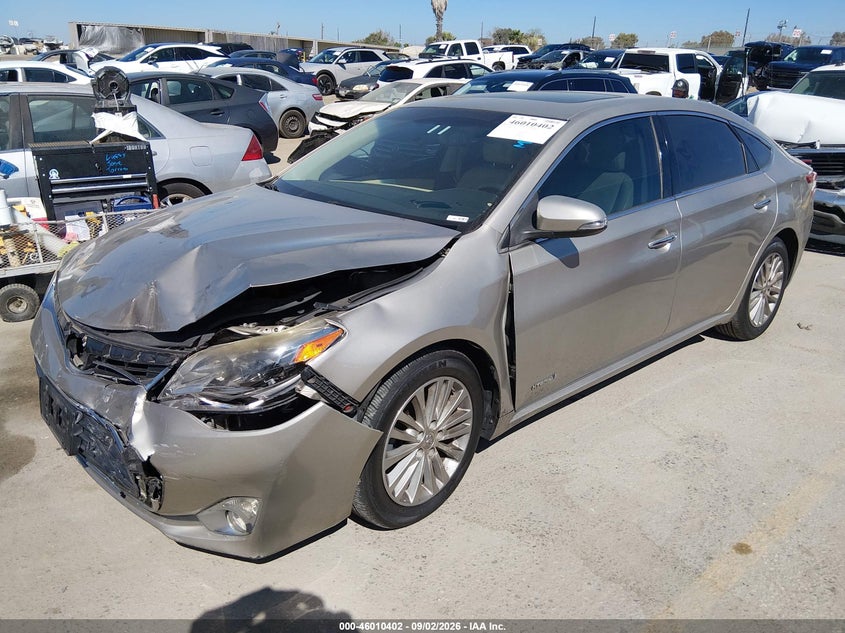 2014 Toyota Avalon Hybrid Xle Touring, Front End, IAAI, VIN 4T1BD1EB4EU033883 — photo 2