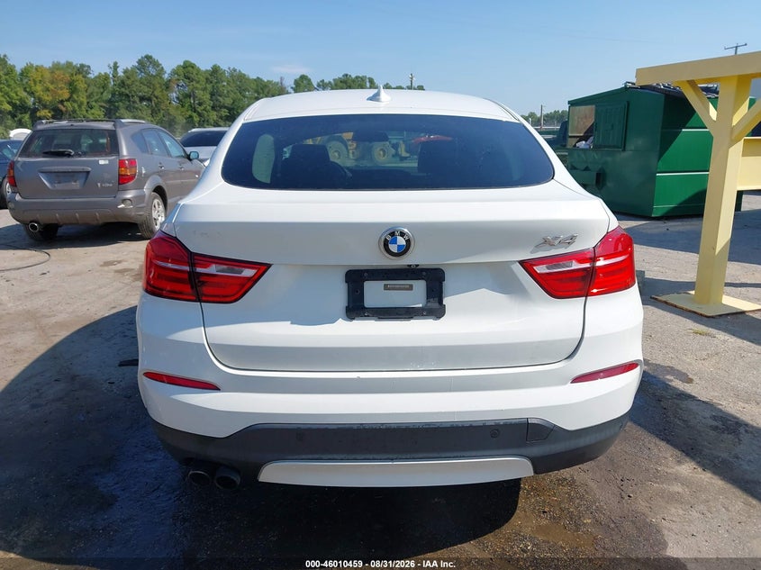 BMW X4 2016 VIN 5UXXW3C58G0R23096