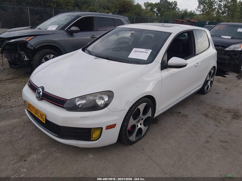 Vin: wvwfd7aj1bw163951, lot: 46509892, volkswagen gti 2-door 20112