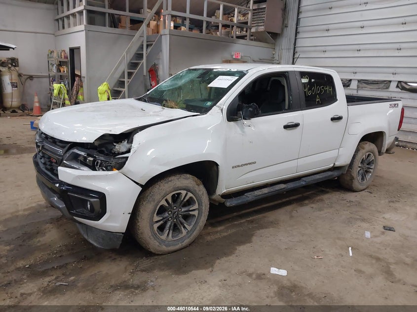 Vin: 1gcgtden5m1216105, lot: 46509920, chevrolet colorado 4wd  short box z71 20212