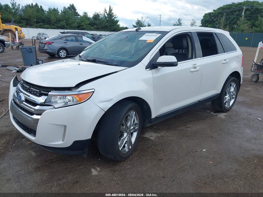 Vin: 2fmdk3kc2dba78221, lot: 46509930, ford edge limited 20132