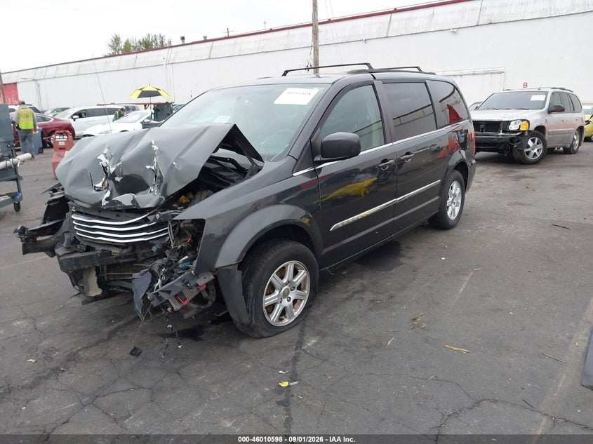 Vin: 2c4rc1bg5cr287263, lot: 46509974, chrysler town & country touring 20122