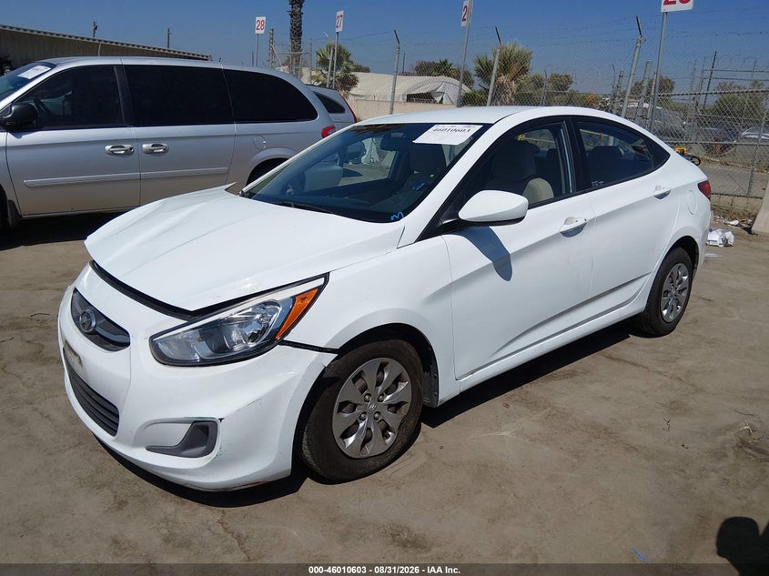 2016 Hyundai Accent, Right Front, IAAI, VIN KMHCT4AE9GU954783 — photo 2