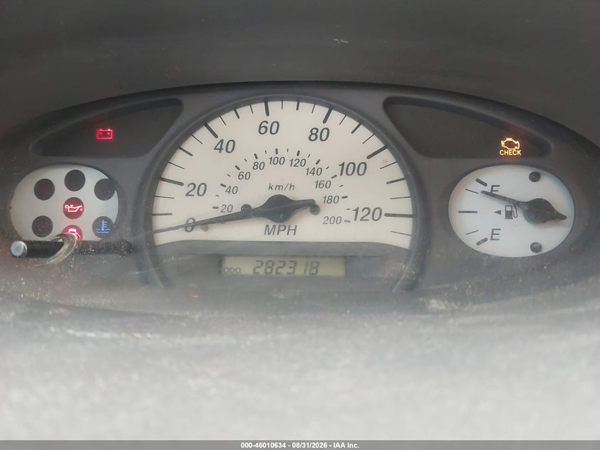 TOYOTA ECHO 2002 VIN JTDBT123120203060