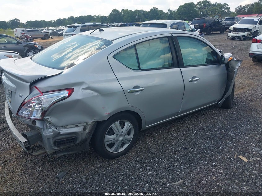 Vin: 3n1cn7ap8hk429641, lot: 46510020, nissan versa 1.6 sv 20174