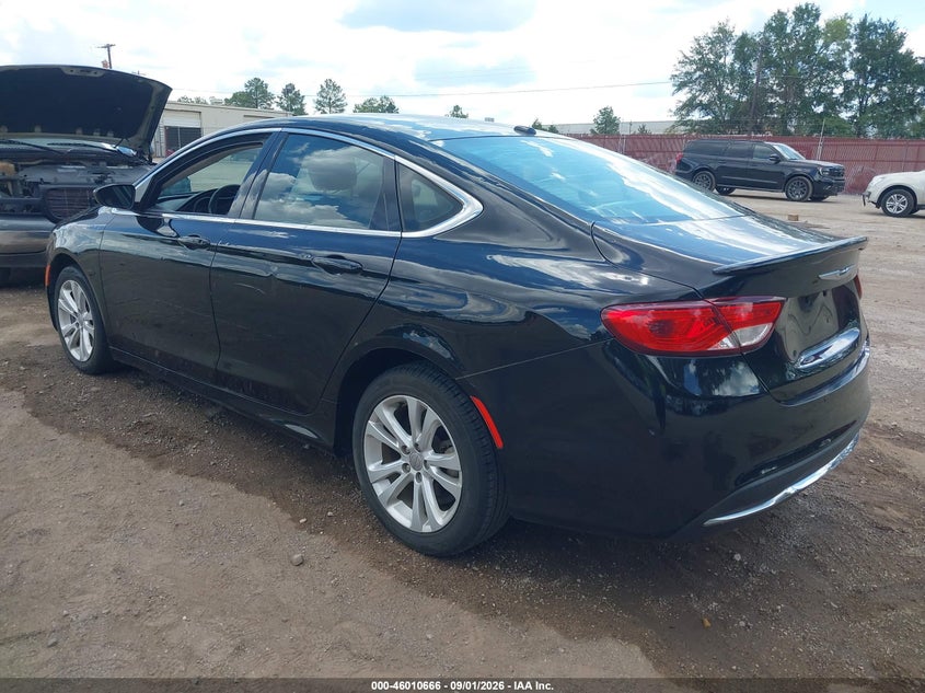 Vin: 1c3cccab7fn504583, lot: 46510042, chrysler 200 limited 20153