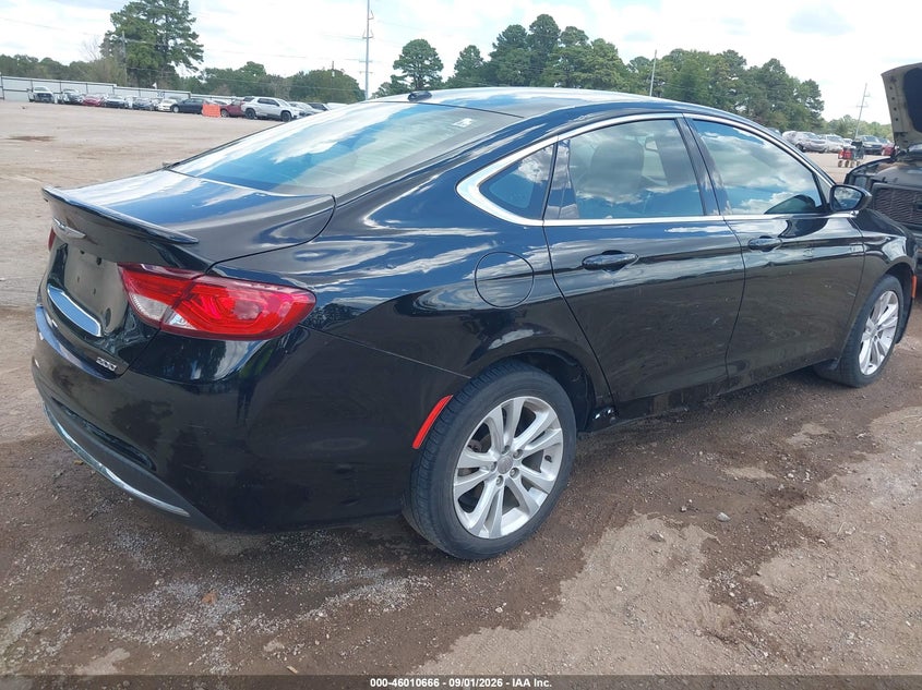 Vin: 1c3cccab7fn504583, lot: 46510042, chrysler 200 limited 20154