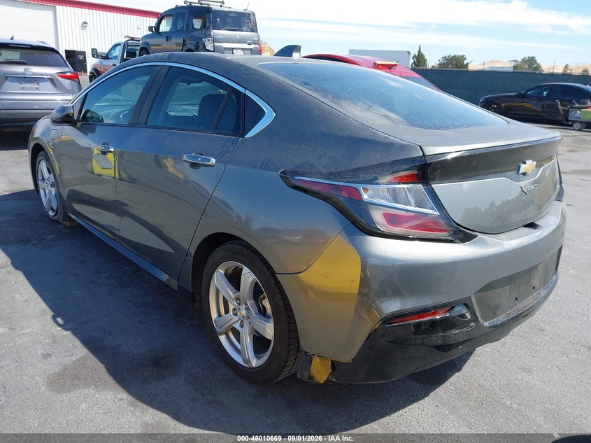 Vin: 1g1rc6s59hu103375, lot: 46510045, chevrolet volt lt 20173