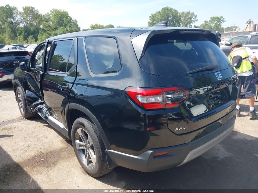 Vin: 5fnyg1h47sb021198, lot: 46510047, honda pilot ex-l 20253