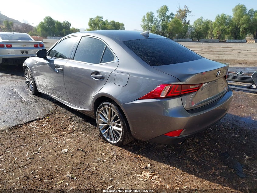 LEXUS IS 250 2014 VIN JTHBF1D2XE5034867