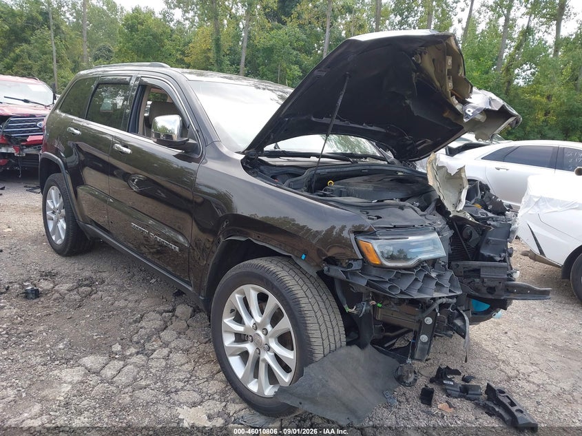 2017 Jeep Grand Cherokee Limited 4X4, Front & Rear, IAAI, VIN 1C4RJFBG2HC617623