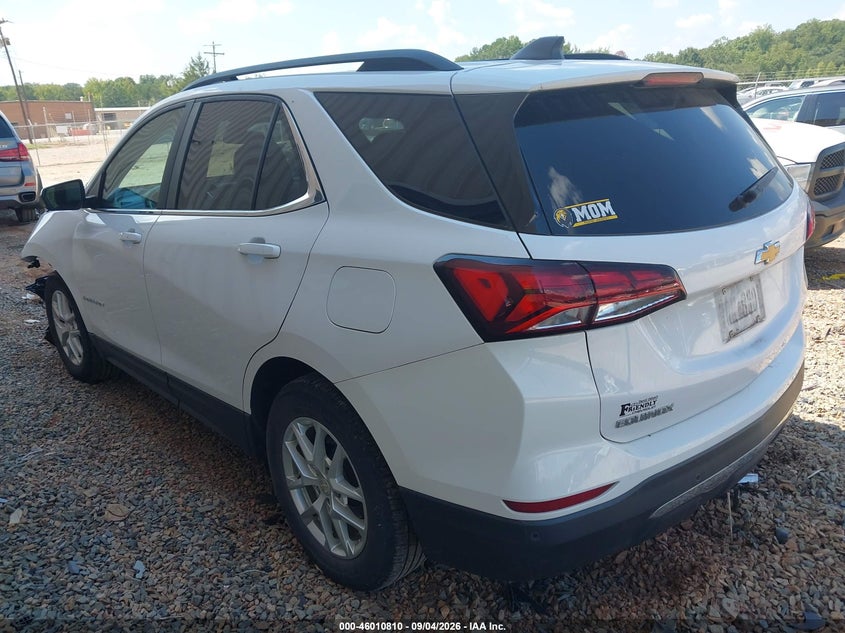 Vin: 3gnaxkev4nl115881, lot: 46510186, chevrolet equinox fwd lt 20223