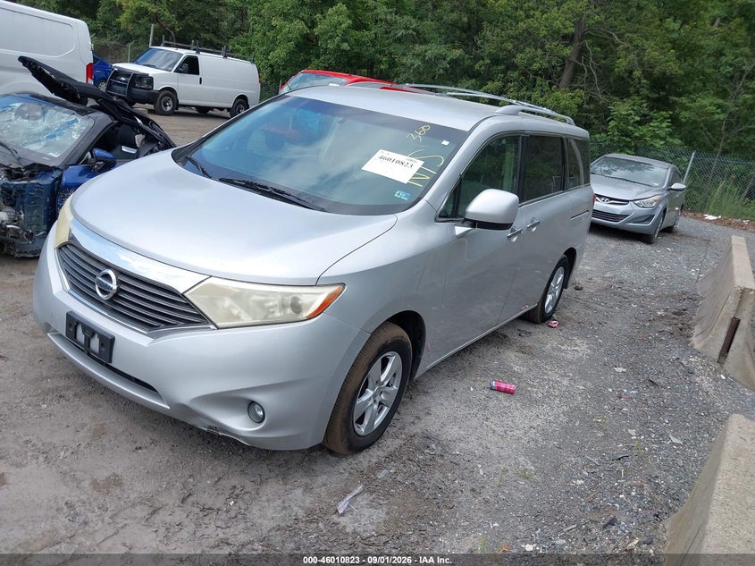 Vin: jn8ae2kp9c9036401, lot: 46510199, nissan quest sv 20122