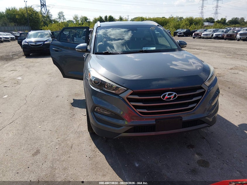2016 HYUNDAI TUCSON SPORT UTILITY VEHICLE 1.6L I-4 DI, DOHC, VVT, TURBO, REGULAR , 175HP