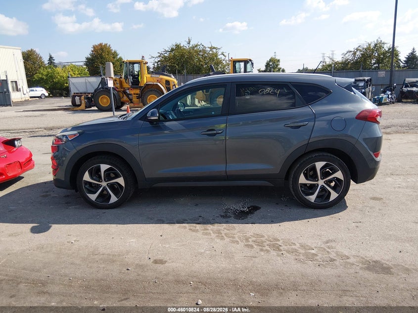 2016 HYUNDAI TUCSON SPORT UTILITY VEHICLE 1.6L I-4 DI, DOHC, VVT, TURBO, REGULAR , 175HP