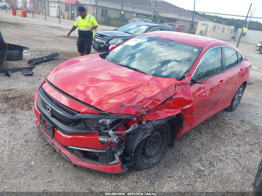 2019 Honda Civic, Left Side, IAAI, VIN 2HGFC2F68KH563015 — photo 2