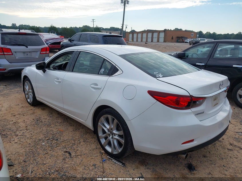 Vin: jm1gl1v51h1128141, lot: 46510206, mazda mazda6 touring 20173