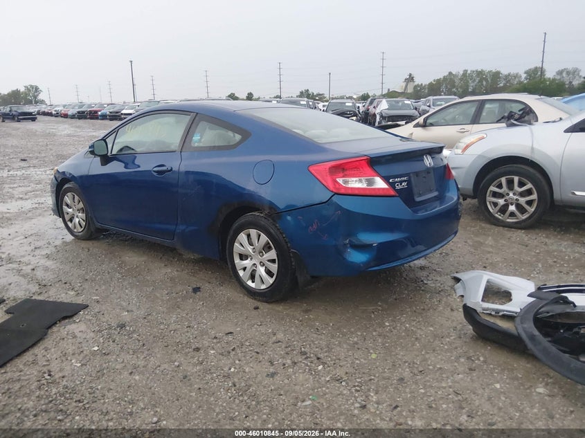Vin: 2hgfg3b54ch500972, lot: 46510221, honda civic lx 20123