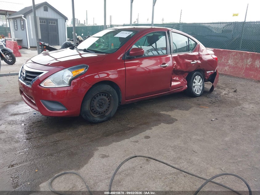 2019 Nissan Versa, Обидва боки, IAAI, VIN 3N1CN7AP3KL858428 — фото 2