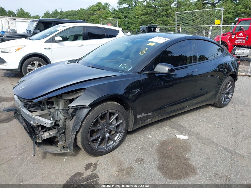 Vin: 5yj3e1ea8pf683616, lot: 46510403, tesla model 3 rear-wheel drive 20232