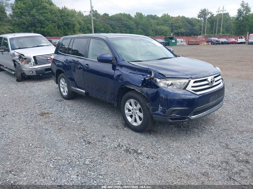 TOYOTA HIGHLANDER 2013 VIN 5TDBK3EH5DS251621