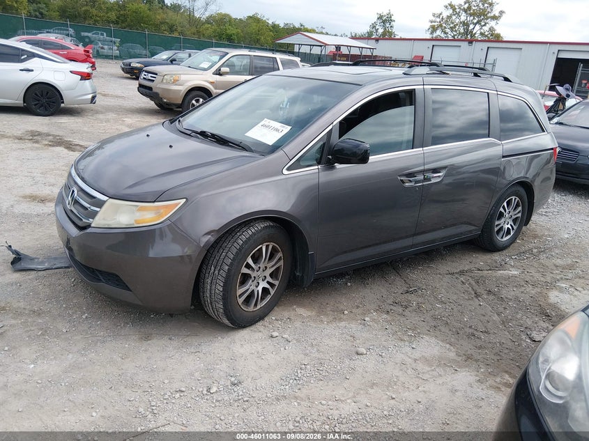 Vin: 5fnrl5h6xbb064622, lot: 46510439, honda odyssey ex-l 20112