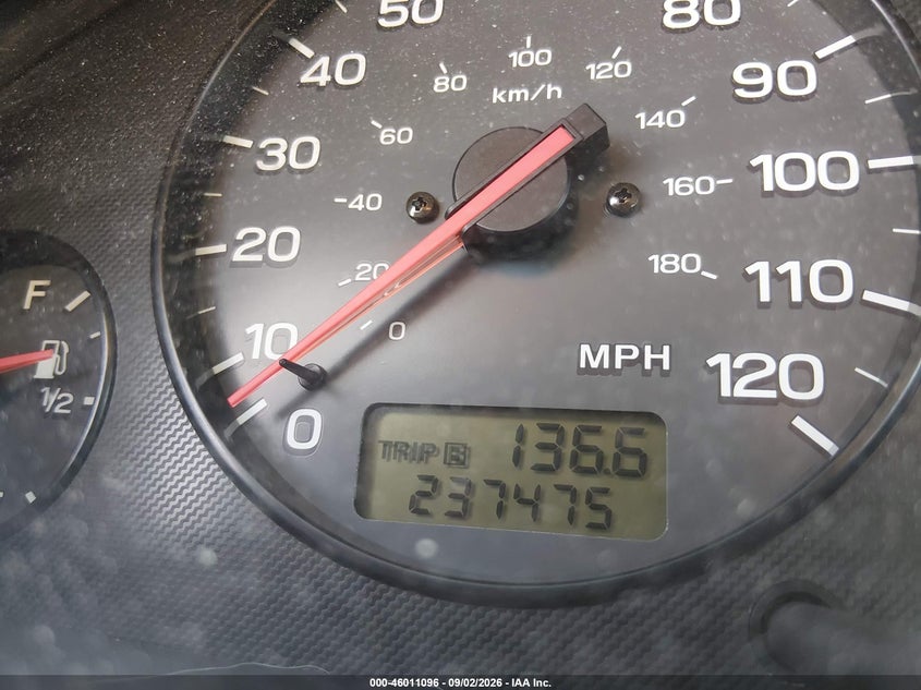 2002 SUBARU OUTBACK WAGON 2.5L H-4 REGULAR , 165HP