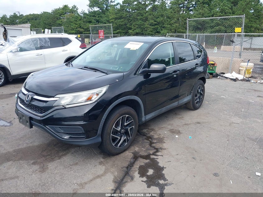 Vin: 2hkrm4h42gh685934, lot: 46510473, honda cr-v se 20162