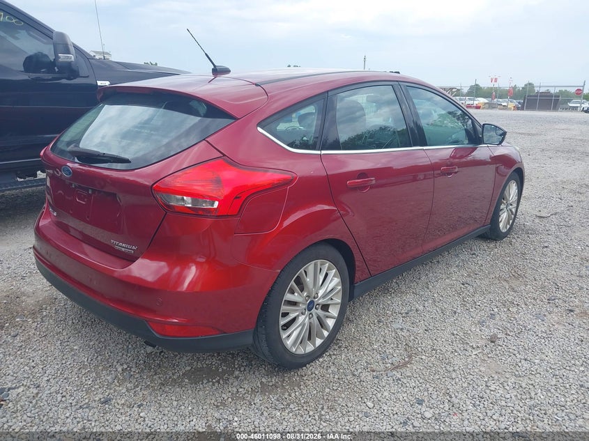 Vin: 1fadp3n29gl257617, lot: 46510474, ford focus titanium 20164