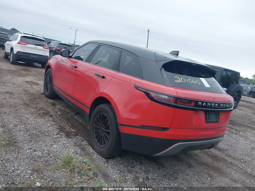 Vin: salya2ex3ka201060, lot: 46510491, land rover range rover velar p250 20193