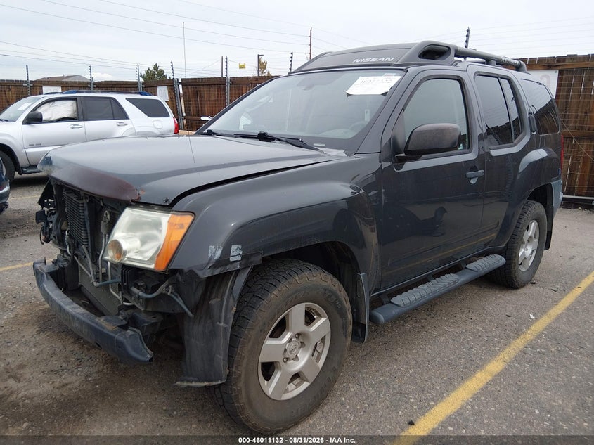2008 Nissan Xterra S, Front End, IAAI, VIN 5N1AN08W68C535550 — photo 2