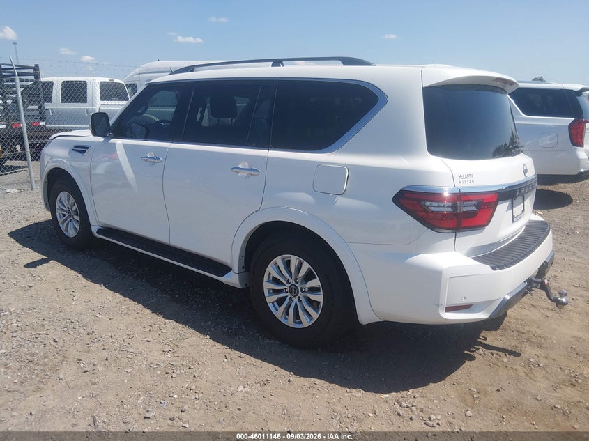 Vin: jn8ay2ac2p9183817, lot: 46510522, nissan armada sv 2wd 20233