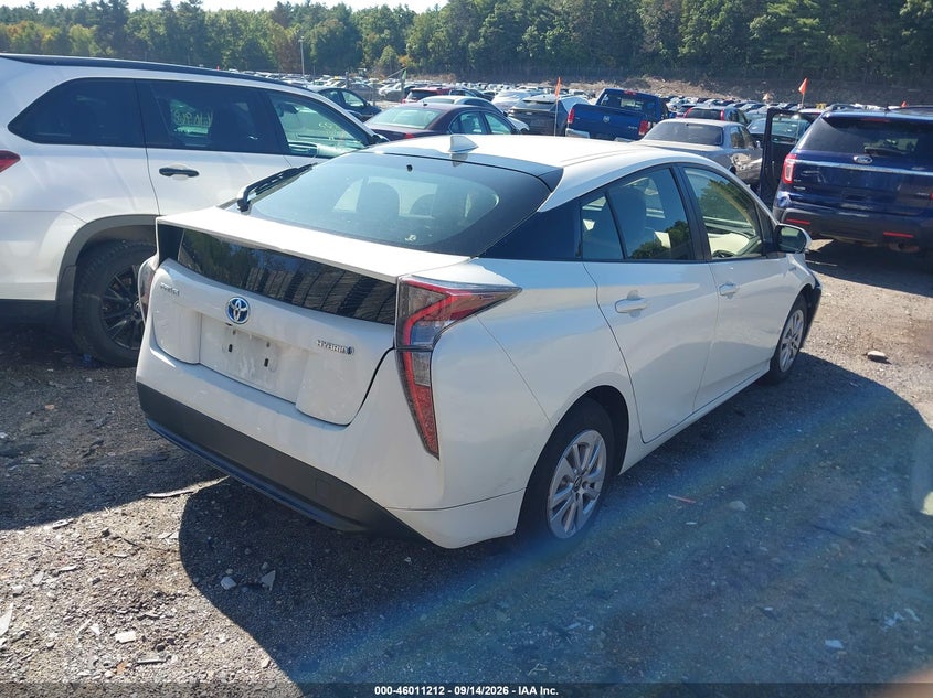 Vin: jtdkbrfu2g3021281, lot: 46510588, toyota prius two 20164