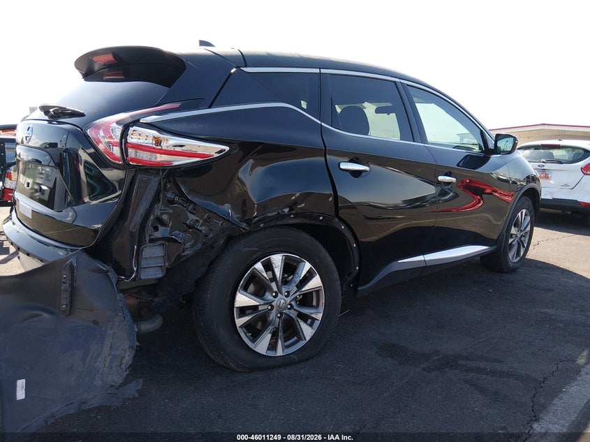 NISSAN MURANO 2016 VIN 5N1AZ2MG9GN152011