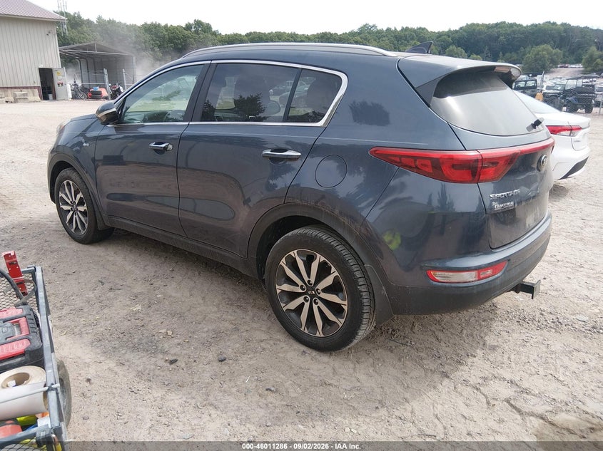 Vin: kndpncac9h7199367, lot: 46510662, kia sportage ex 20173