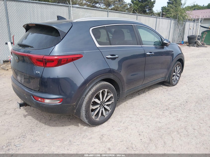 Vin: kndpncac9h7199367, lot: 46510662, kia sportage ex 20174