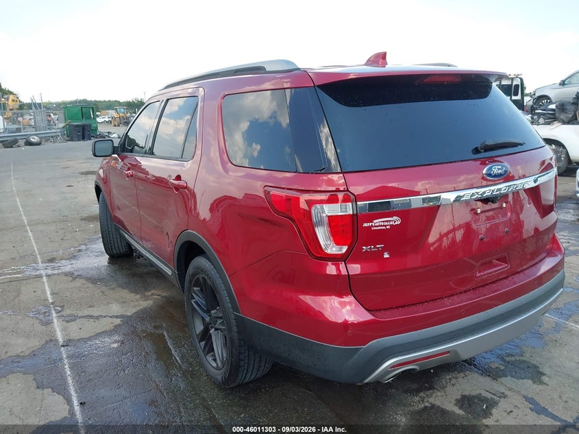 Vin: 1fm5k7d85ggc02239, lot: 46510679, ford explorer xlt 20163