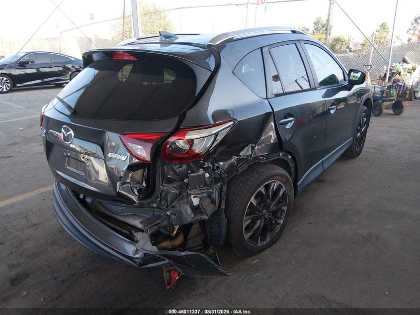 Vin: jm3ke4dy6g0672812, lot: 46510713, mazda cx-5 grand touring 20164