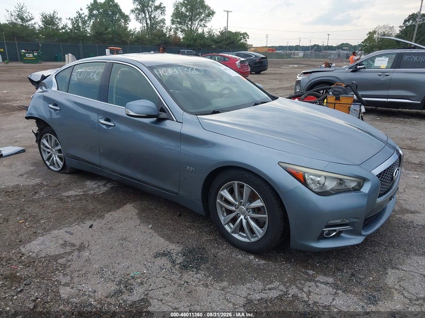 Vin: jn1ev7arxhm833650, lot: 46510736, infiniti q50 3.0t premium 20171