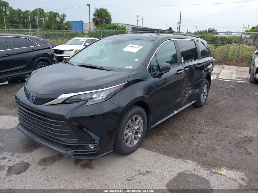 Vin: 5tdyrkec1ss289249, lot: 46510787, toyota sienna xle 20252